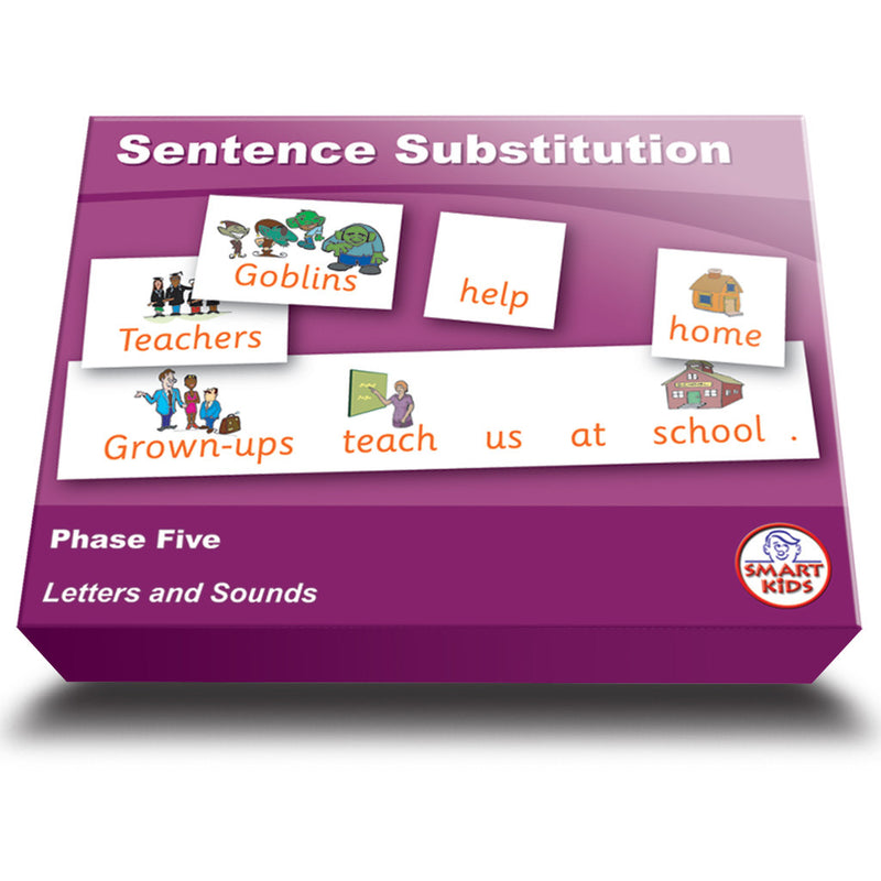 Sentence Substitution Phase 3 Worksheets