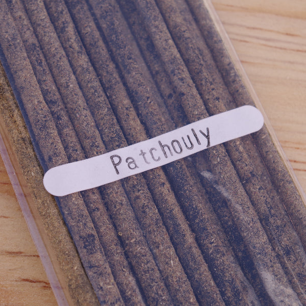 20 Patchouli Incense Sticks Handrolled In Mexico Long Duration 1.5 hours 