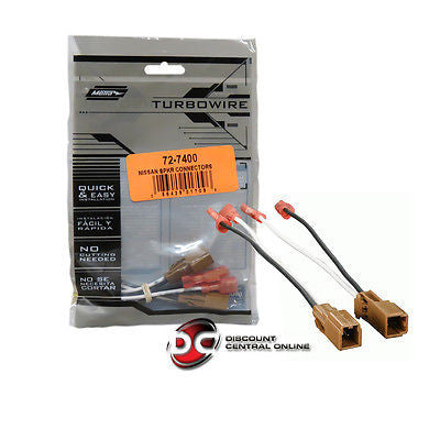 METRA 72-7400 SPEAKER CONNECTOR HARNESSES FOR SELECT NISSAN VEHICLES