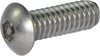 M6-1.00 x 12 Tamper Resistant Hex Button Head Socket Machine Screw 18-8 Stainless Steel -Metric (5/32) - FMW Fasteners