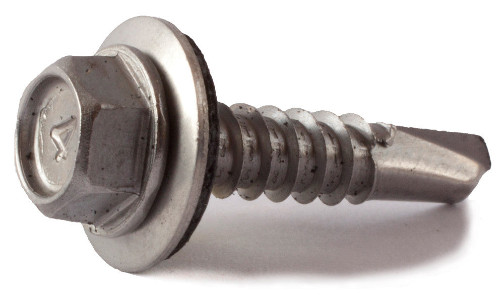 12-14 x 3/4 Hex Washer Head Self Drill Screw w/ Neo 410 SS - FMW Fasteners
