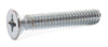1/4-20 x 3 3/4 Phillips Flat Machine Screw Zinc - FMW Fasteners