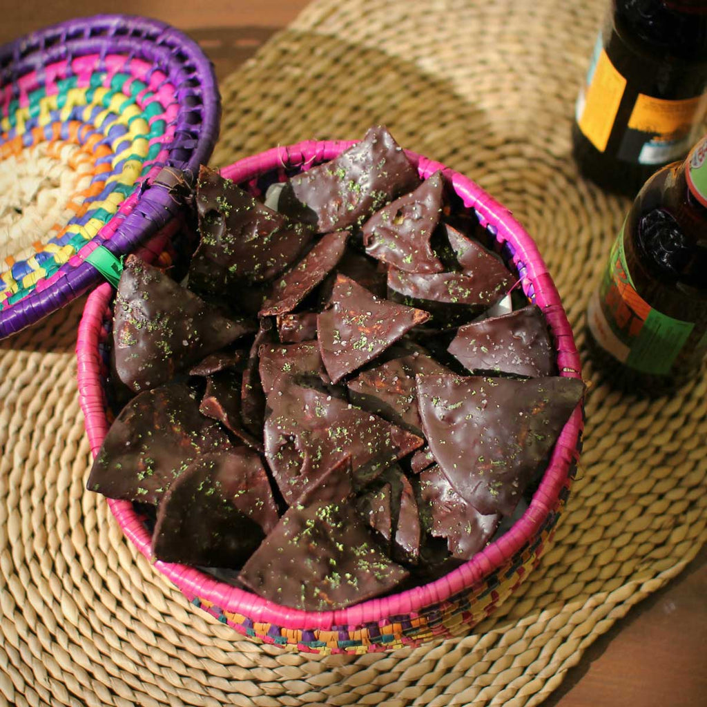 Take Dipping Out Of The Equation With This Chocolate Covered Tortilla Chips Recipe