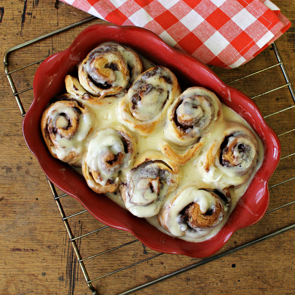 Make Cinnamon Rolls even better by adding Chocolate! Taza Chocolate Cinnamon Buns Recipe