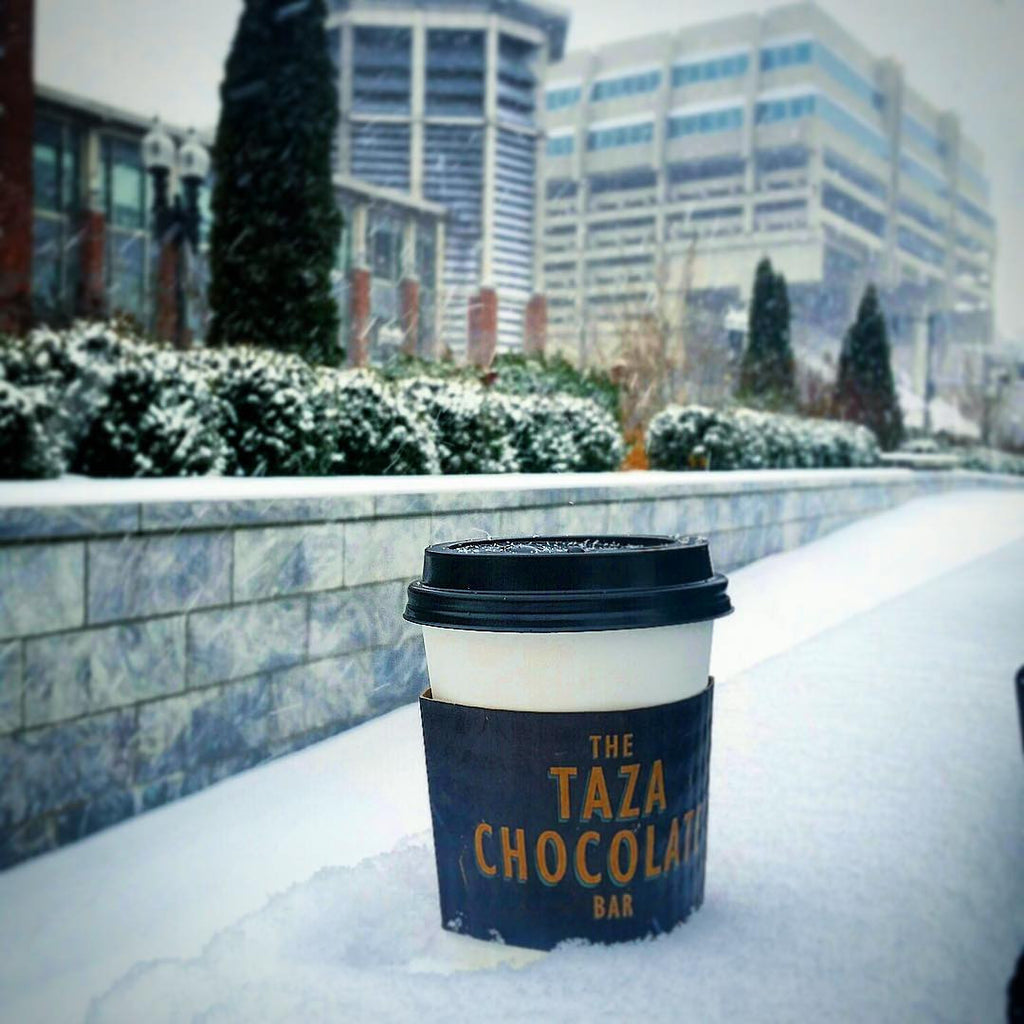 Hot Chocolate from The Taza Chocolate Bar in Boston, MA