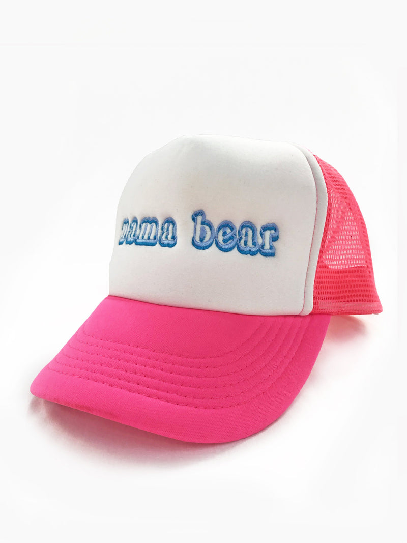 Mama Bear Trucker Hat Hat robertwilsonassociates Nursing Apparel 