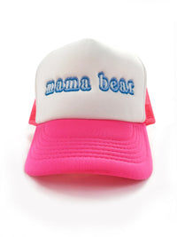 Mama Bear Trucker Hat Hat robertwilsonassociates Nursing Apparel 