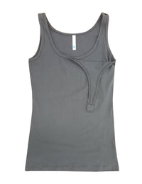 Long Snap Tank Top anekantsquick Nursing Apparel 