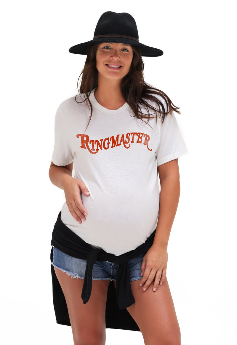 Ringmaster Triblend Graphic Tee Shirt Tee Shirt anekantsquick Nursing Apparel S ivory 