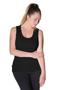 All Day Ribbed Side Nursing Tank - 4 Colors robertwilsonassociates Nursing Tank Top robertwilsonassociates Nursing Apparel small 2/4 black 