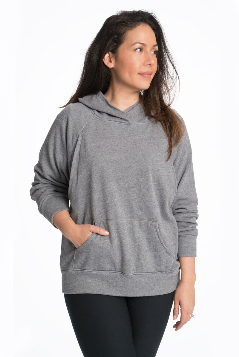 Relax Maternity Nursing Hoodie - 7 Colors Hoodie robertwilsonassociates Nursing Apparel medium 6/8 heather grey 