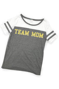Team Mom Eco Triblend Sporty T-Shirt Tee Shirt robertwilsonassociates Nursing Apparel 