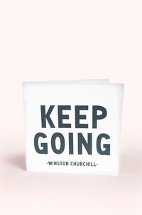 Greeting Cards for Mom anekantsquick Nursing Apparel keep going 