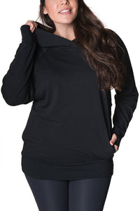 Active Light Maternity Nursing Pullover Hoodie Hoodie robertwilsonassociates Nursing Apparel 