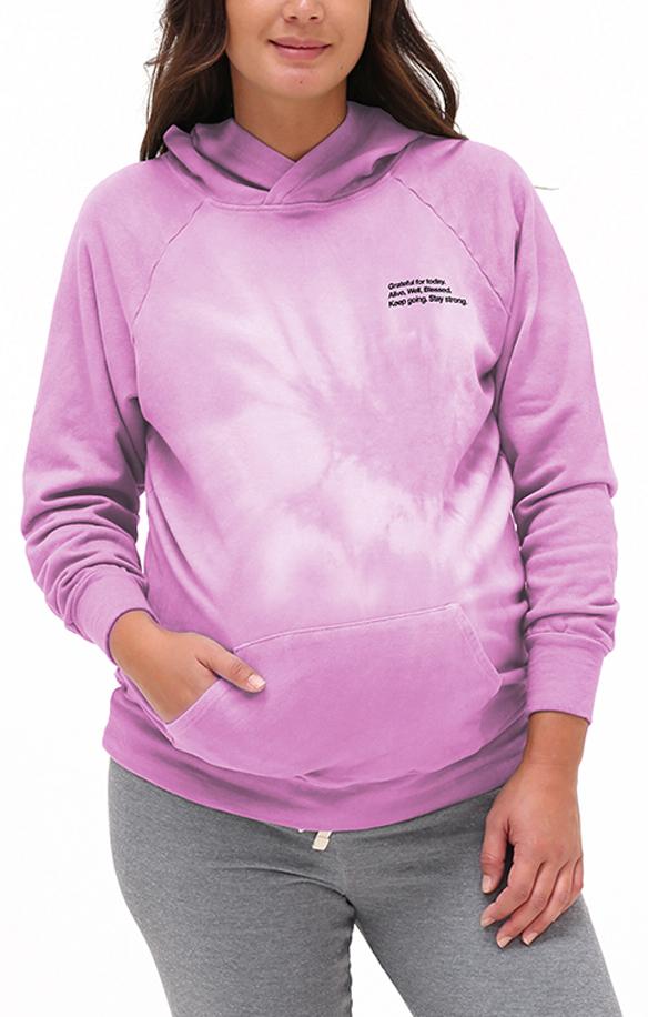 Grateful Organic Hoodie Hoodie anekantsquick Nursing Apparel 