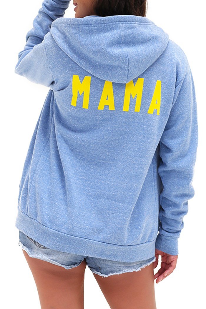 Sky MAMA Hoodie Hoodie robertwilsonassociates Nursing Apparel 