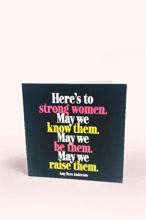 Greeting Cards for Mom anekantsquick Nursing Apparel strong women 