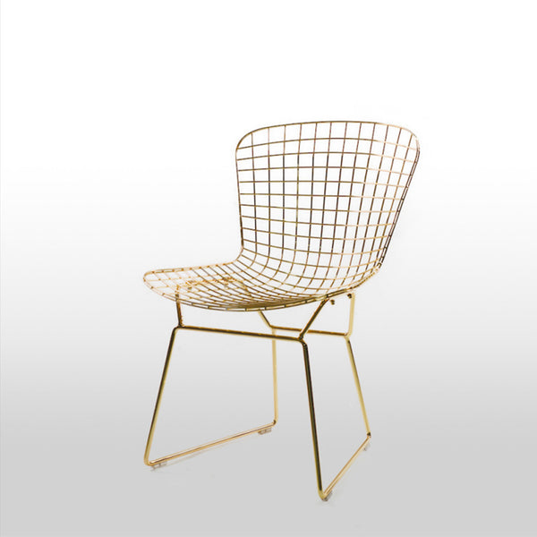 Ella Gold Wire Dining Chair Dellis Furniture