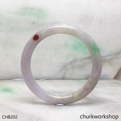Lavender jade bangle