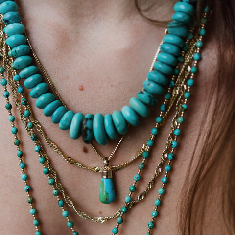 TURQUOISE WARRIOR NECKLACE