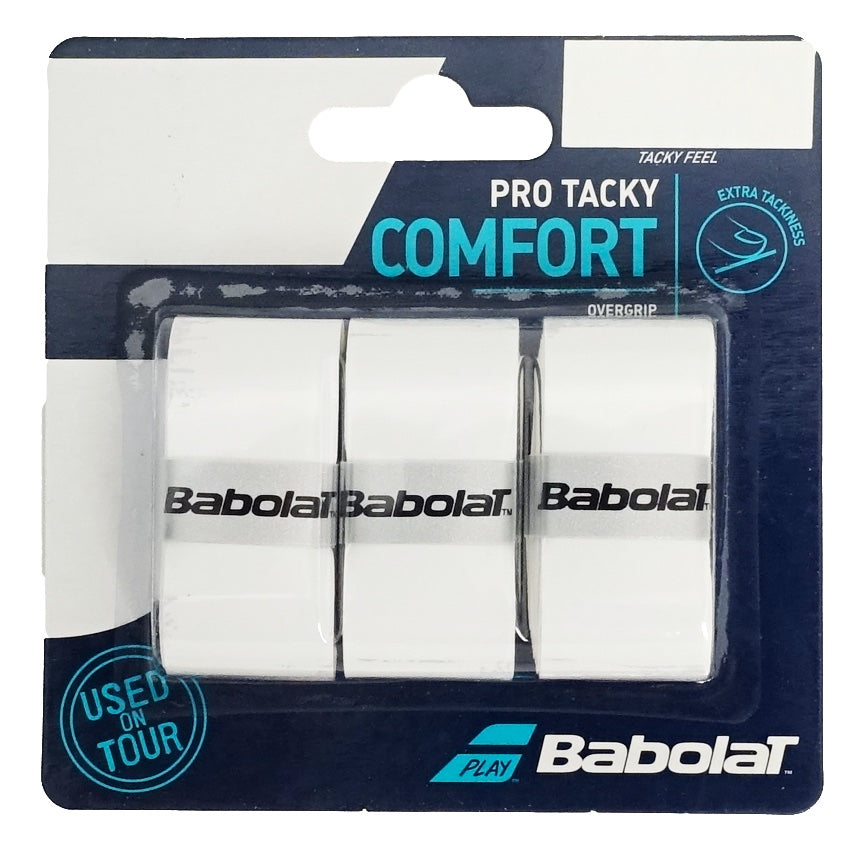 Pack of 3 Babolat Pro Tacky Overgrip 