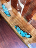 Turquoise in Resin Drake Garden Table