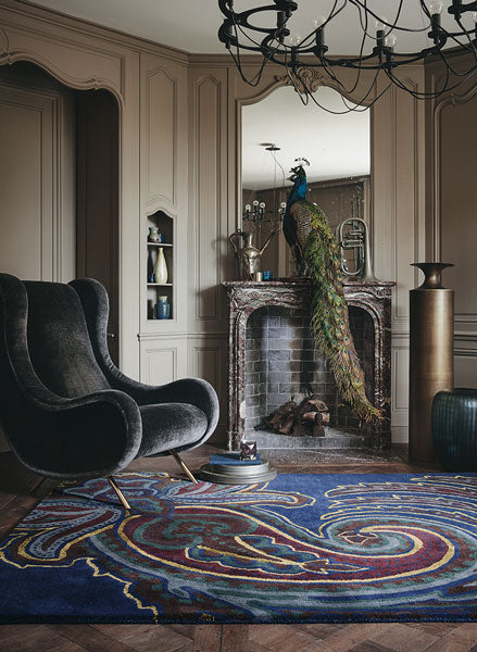 Ted Baker Paisley Peacock rug