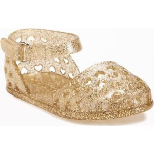 old navy gold sandals