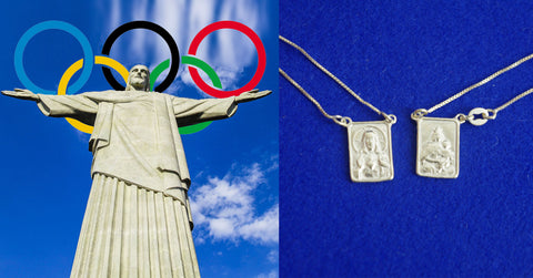 scapular escapulario Brasil sterling silver necklace