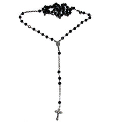 mariasalvador.it men rosary beads necklace rosario da uomo in argento