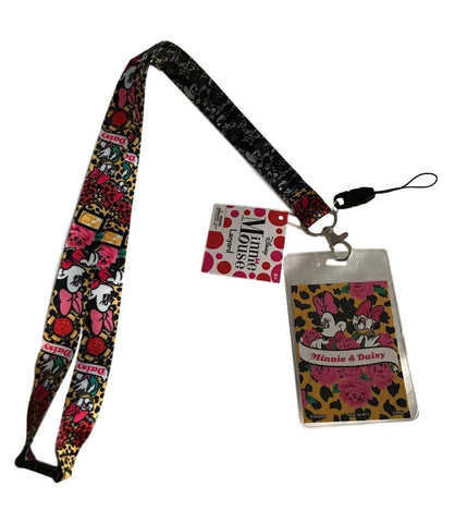 Minnie Mouse and Daisy Friends Colorful Lanyard with ID Badge Holder Doublesided