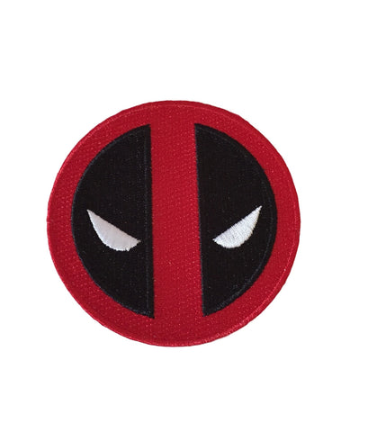 Deadpool Big Face Mask Icon Embroidered Iron On Patch Marvel Comics