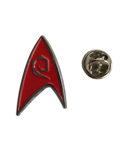 Star Trek Engineering Red Enamel Finish Metal Cosplay Pin