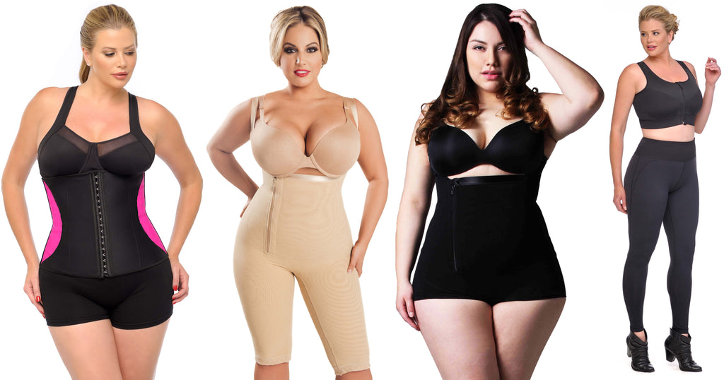 Diva's Curves Compression Wear for Plus Size Women. Shapewear Compression. Compression Leggings, Post Surgical Bras and Sport Compression Bras.