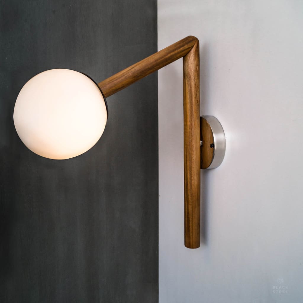 wall sconce frosted glass