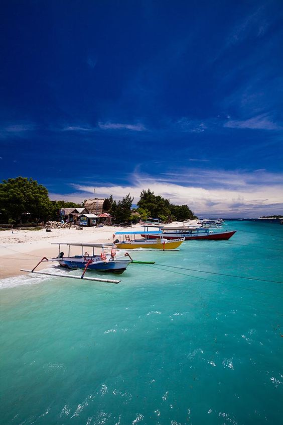 Spectacular skies in Gilli Island, Lombok.