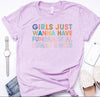 Girls Just Wanna Have Fundamental Human Rights Unisex Shirt