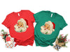 Vintage Santa Claus Christmas Shirt, Family Christmas Tshirt, Vintage Christmas T Shirt for Women, Vintage Santa Baby Shirt, Christmas Gifts