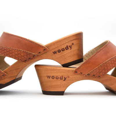 Fiona Damen Clog Pantolette woody®