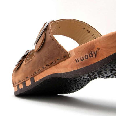 Max Herren Clog Pantolette woody®