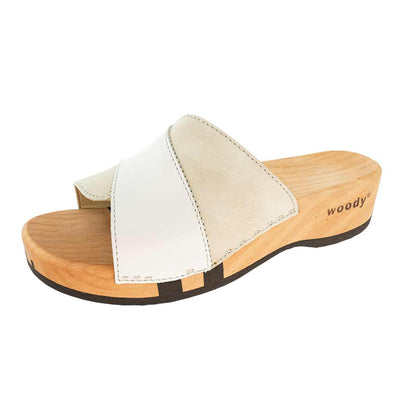 modell-lucy-farbe: weiss-hielo_clogs pantoletten damen mit biegsamer nachhaltiger weidenholzsohle, holzclogs woody, woody schuhe, woody shoes, handgemachte holzschuhe aus österreich, kärnten