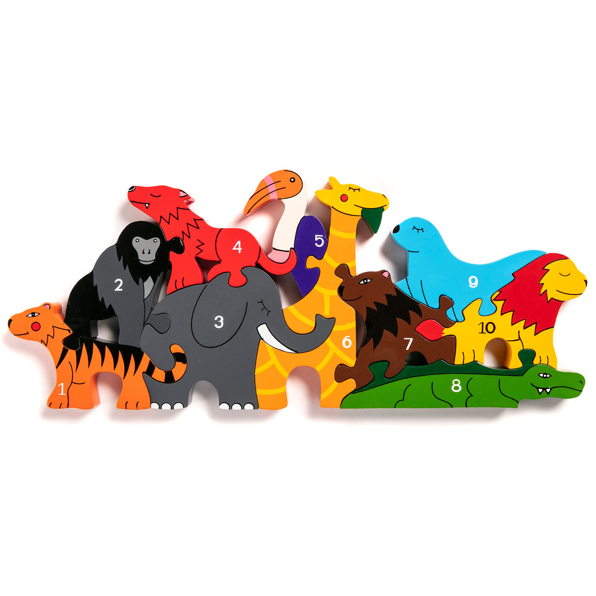 Number Zoo Jigsaw Playset, Kids Jigsaws | Alphabet Jigsaws