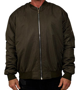 Reves Paris Olive Bomber Jacket