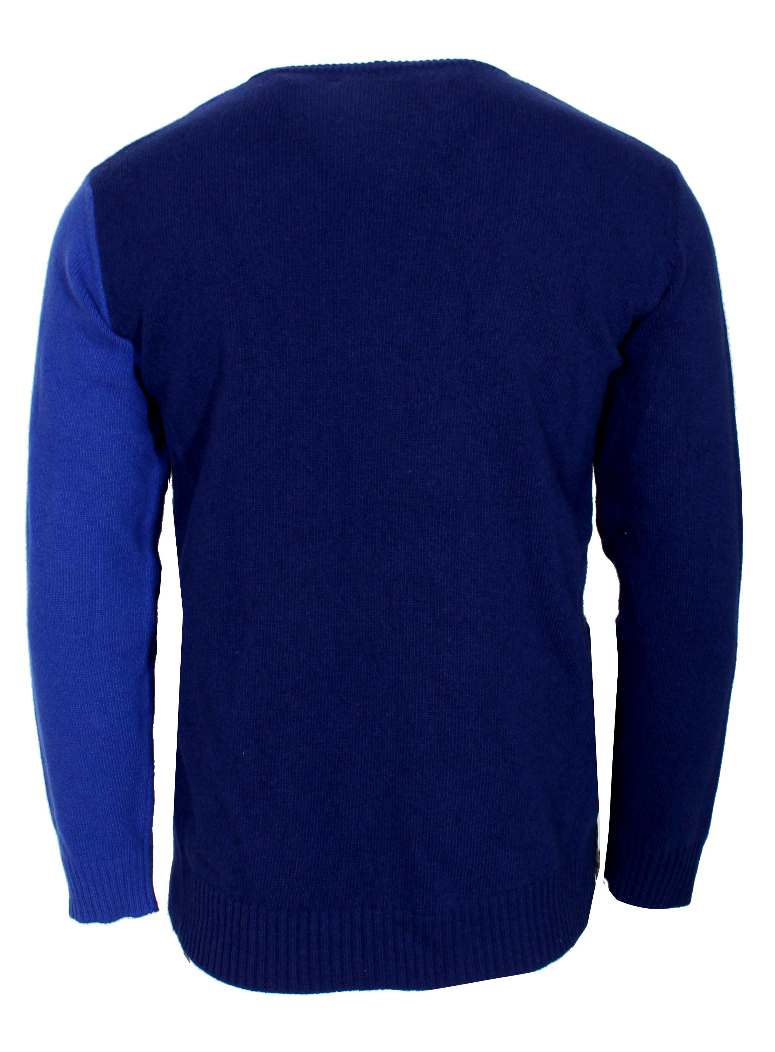 Men's Wool Iceberg Sweater with Disney Dopey Dwarf-Blue