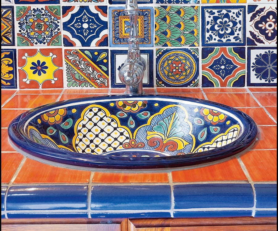 Mexican Hand Painted Talavera Designs Unique Sinks Uk