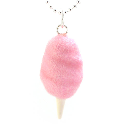 Scented cotton candy necklace
