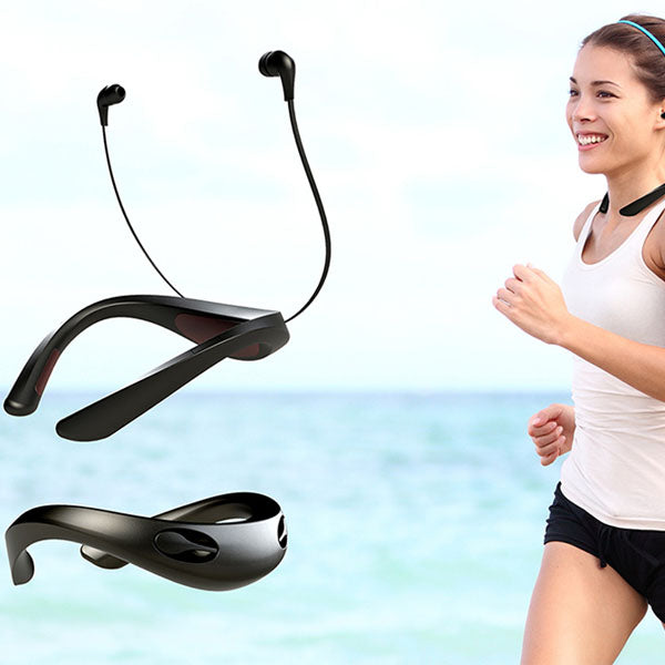 Running fitness wearable arc necklace
