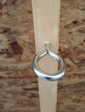 lag screw hook to hang bed swing