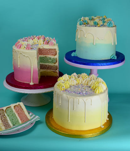 Pastel Ombre Cakes