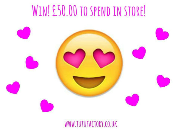win £50 to spend at the Tutu Factory